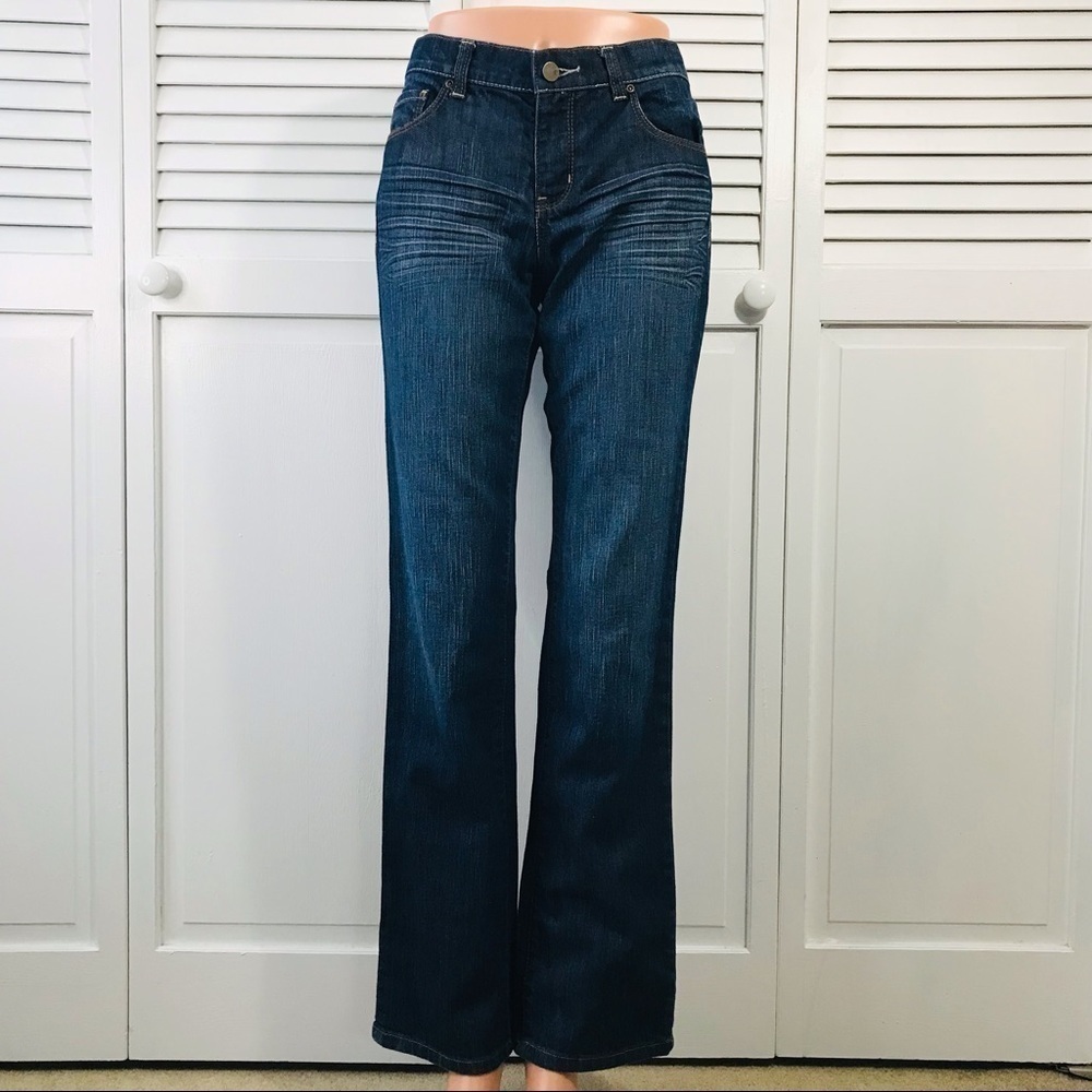 2/$25 NEW YORK & COMPANY Blue Low Rise Bootcut Jeans Size 2